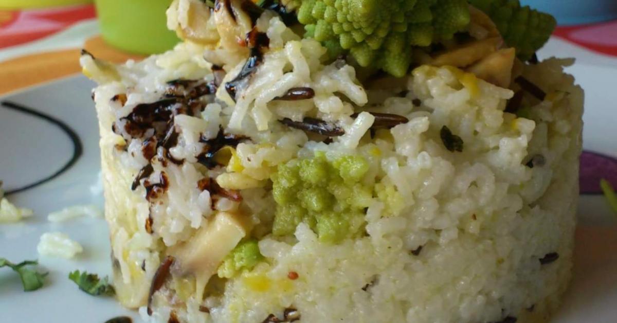 Risotto de Arroz Basmati y Romanescu por Peter´s cooker. La receta de