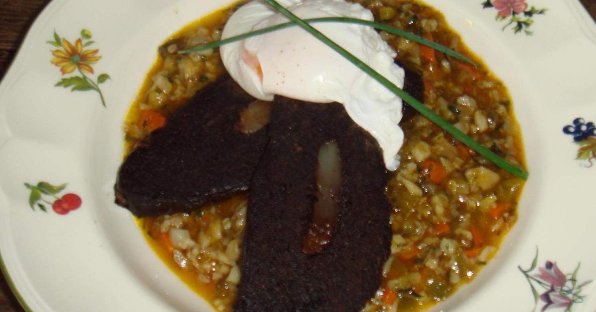 Con huevos thermomix escalfados chorizo