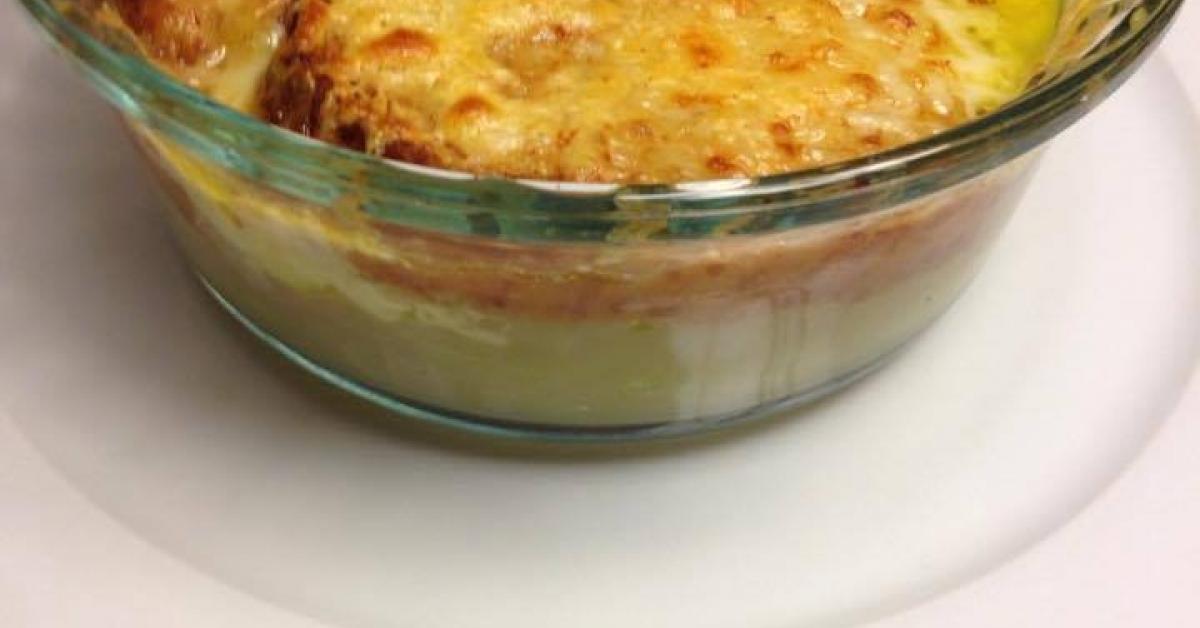 Sopa de cebolla con queso