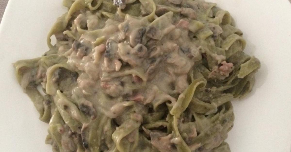 pasta con champiñones thermomix