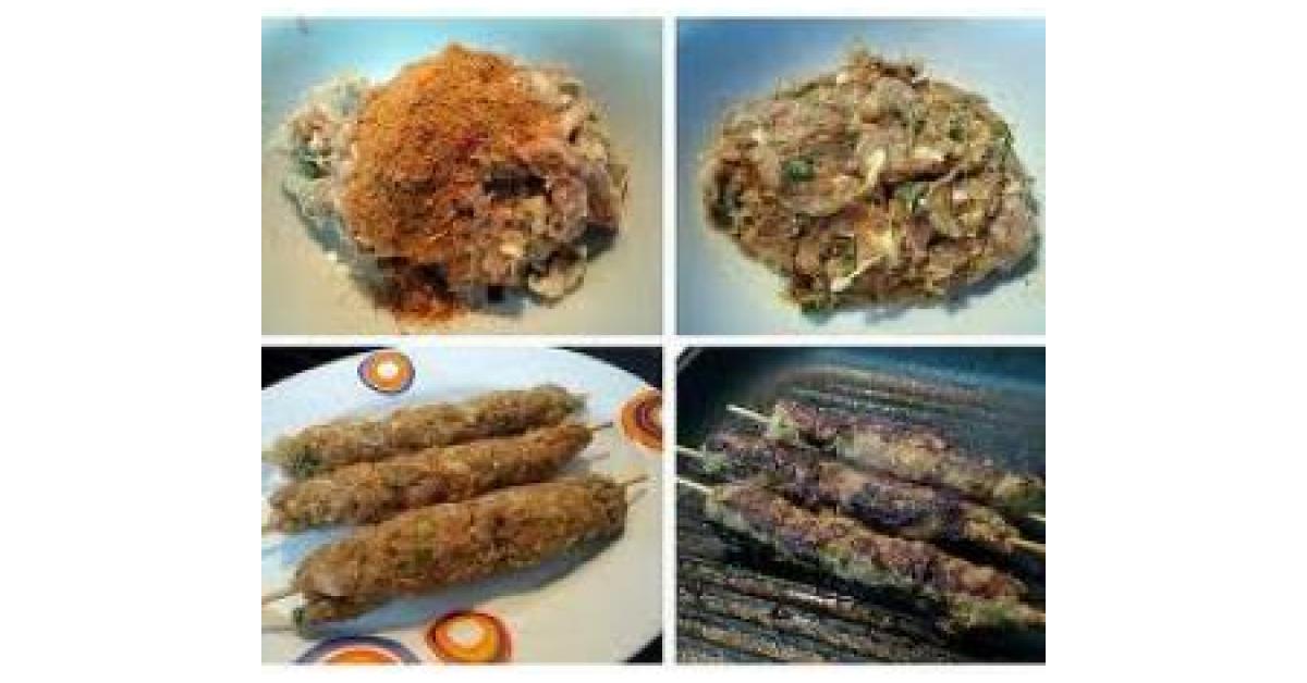 kebab de cordero con salsa de yogurt griego por ibisco. La receta de