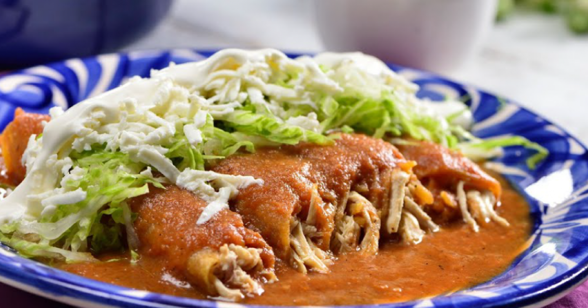 Receta Enchiladas Ahogadas por Alejandro Salvador. La receta de