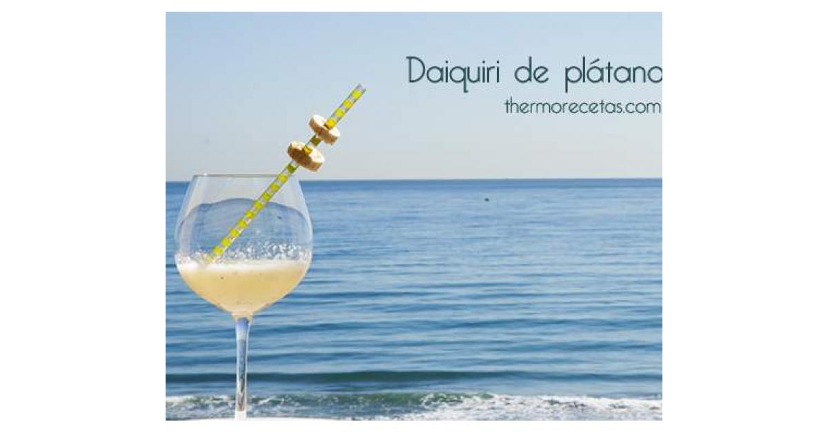 Daiquiri de platano por Azahar. La receta de Thermomix ® se encuentra